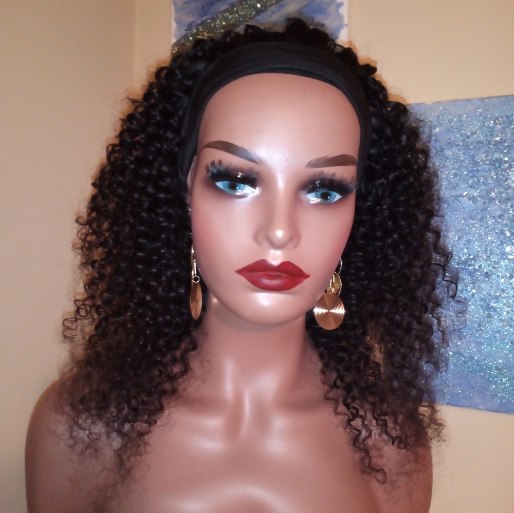 🛑 SOLD 🛑 Human Hair Headband Wig